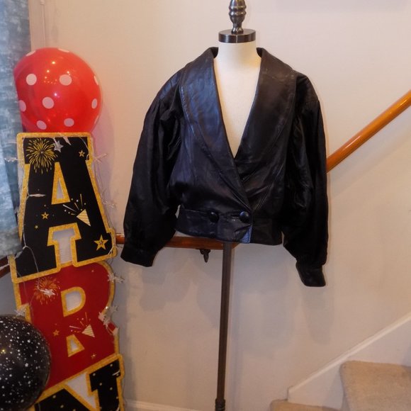 Genuine Leather Black Jacket - Picture 4 of 6